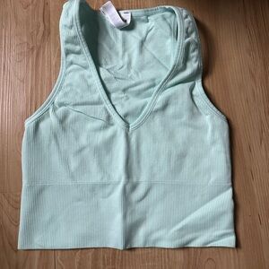 Althleta Ribbed Cropped Tank